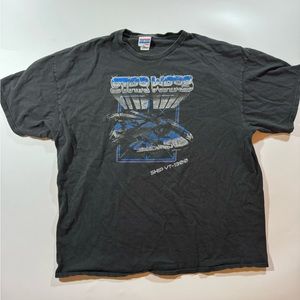 Vintage 90s Black Star Wars Graphic “Junk Food Tees” Tag, Mens XL T-Shirt